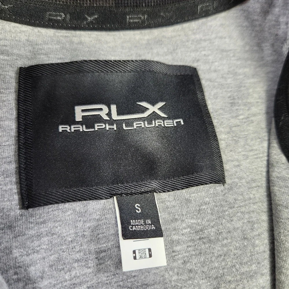 Ralph Lauren RLX Track Jacket Men Small Swedish Camo Cotton Tech Water Repellent